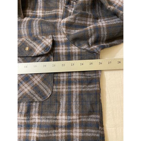 Fieldmaster Mens Size XL Heavyweight Flannel Button Down Shirt Outdoors Cotton - Picture 4 of 5